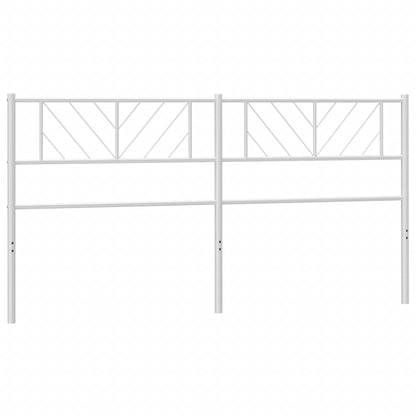 Hoofdbord 180 Cm Metaal Wit