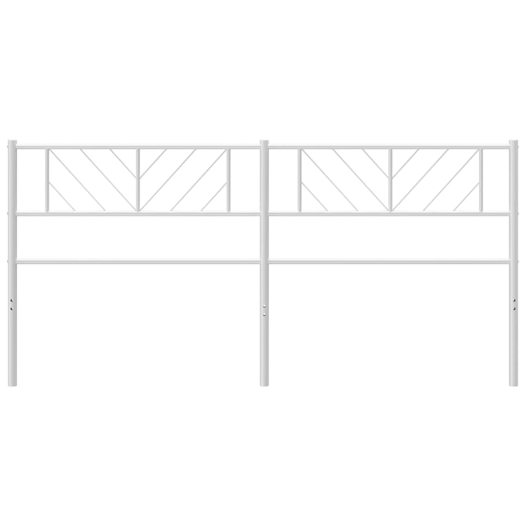 Hoofdbord 180 Cm Metaal Wit