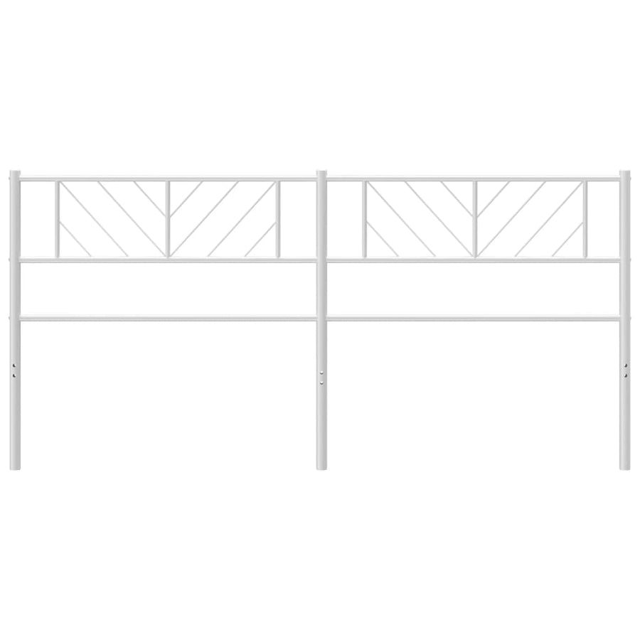 Hoofdbord 180 Cm Metaal Wit