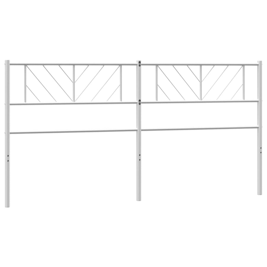 Hoofdbord 180 Cm Metaal Wit