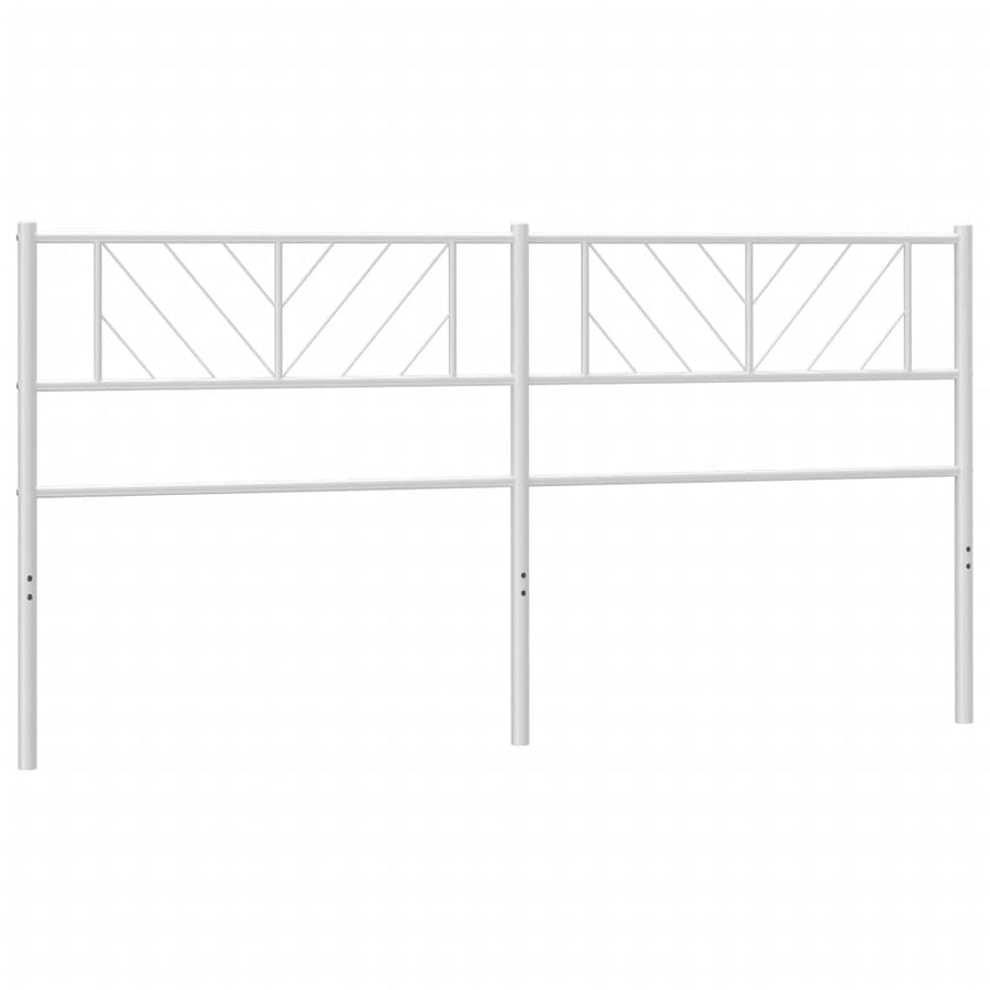 Hoofdbord 193 Cm Metaal Wit