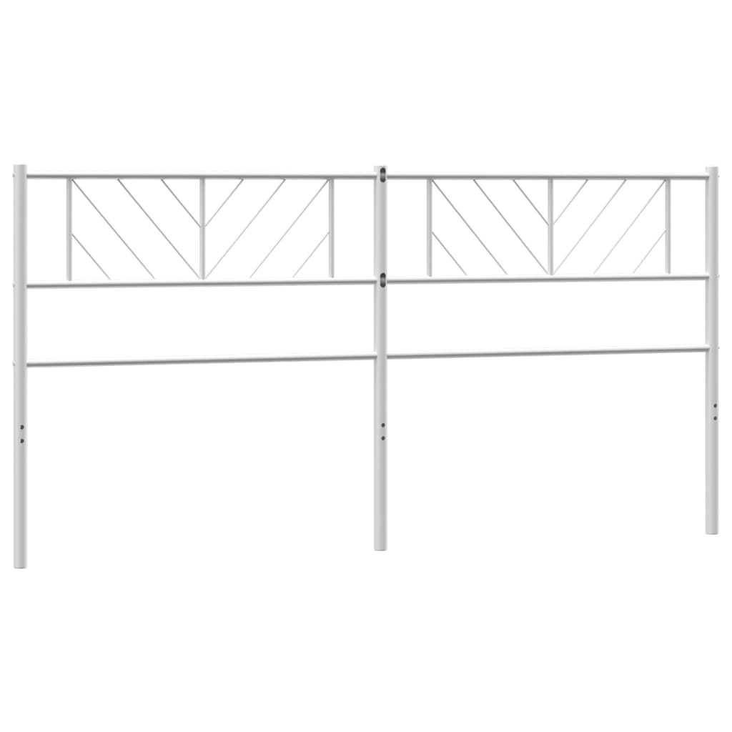 Hoofdbord 200 Cm Metaal Wit