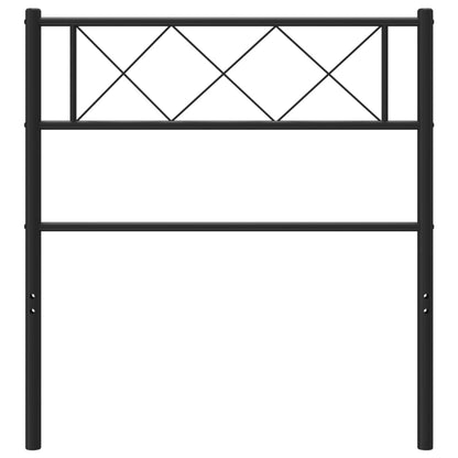 Hoofdbord 90 Cm Metaal Zwart