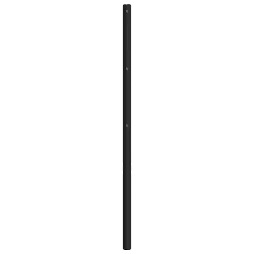 Vervangend hoofdbord 100 cm metaal zwart