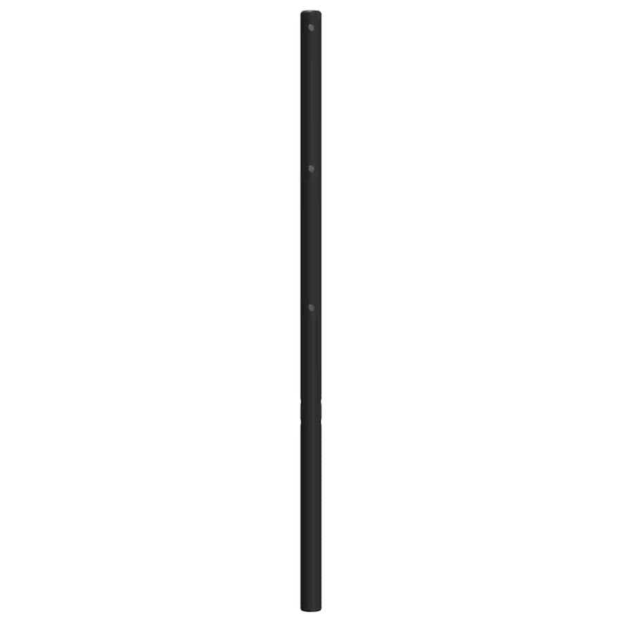 Vervangend hoofdbord 100 cm metaal zwart