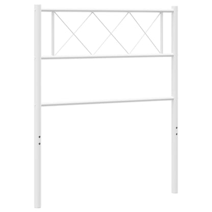 Hoofdbord 75 Cm Metaal Wit