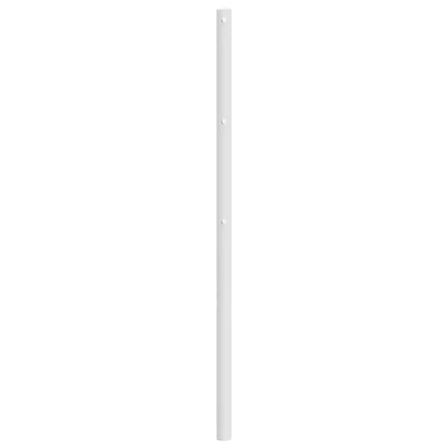 Vervangend hoofdbord 100 cm metaal wit