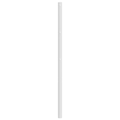 Vervangend hoofdbord 150 cm metaal wit