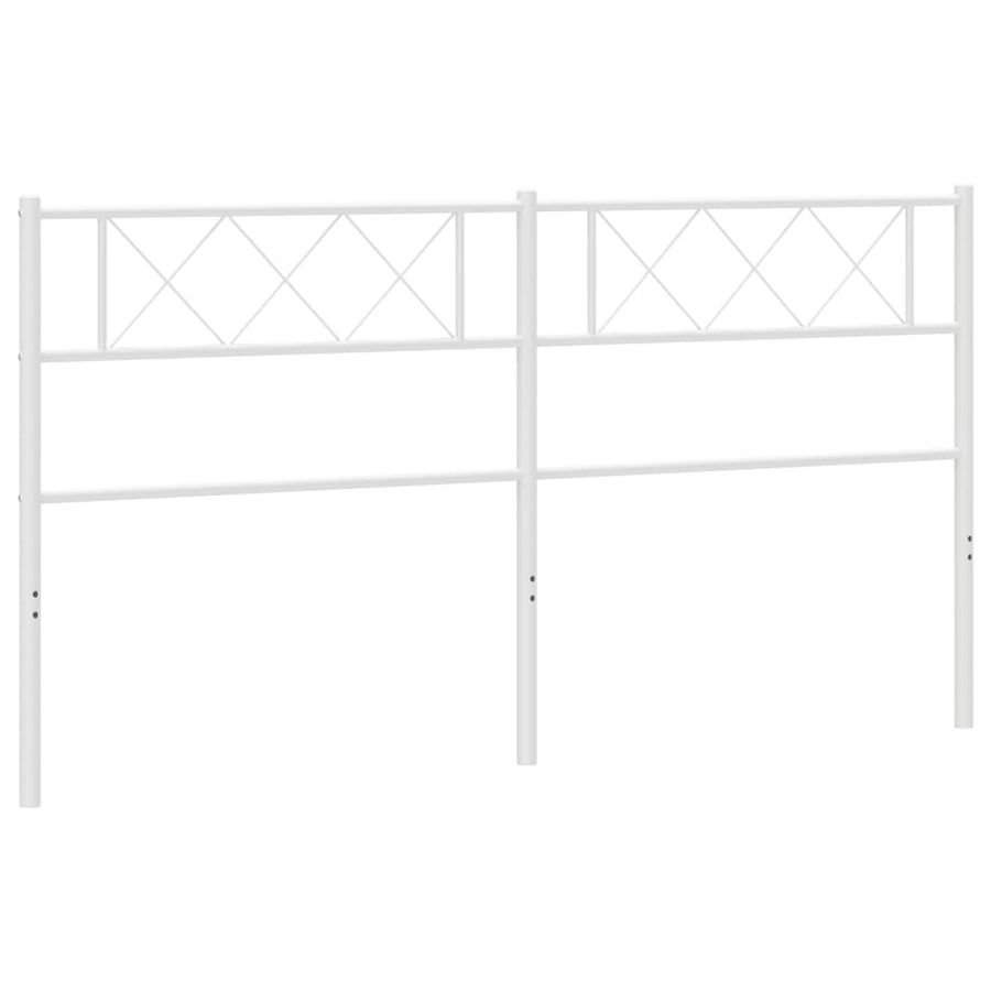 Hoofdbord 180 Cm Metaal Wit