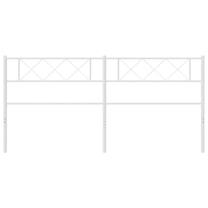 Hoofdbord 180 Cm Metaal Wit