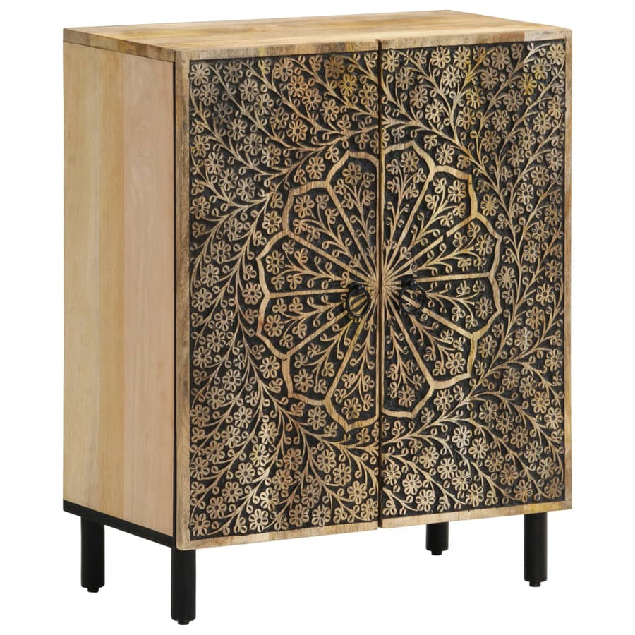 Bijzetkasten 3 St 60X33X75 Cm Massief Mangohout