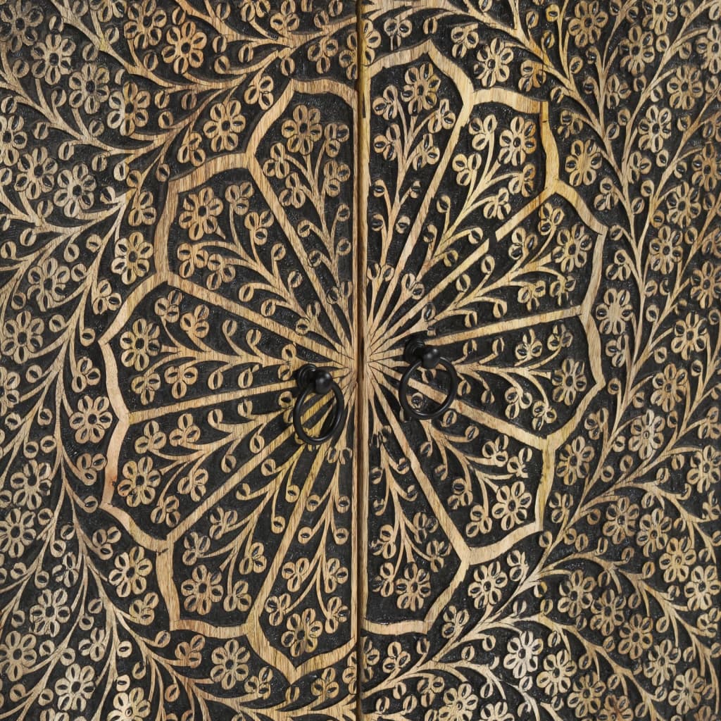 Bijzetkasten 3 St 60X33X75 Cm Massief Mangohout