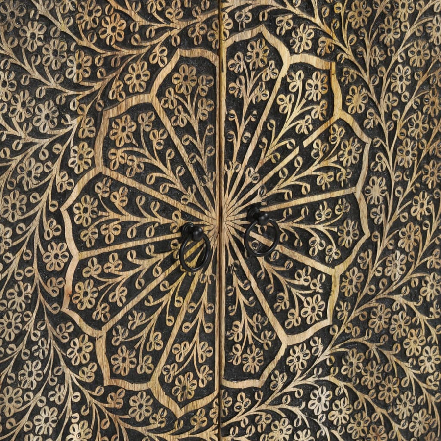 Bijzetkasten 3 St 60X33X75 Cm Massief Mangohout