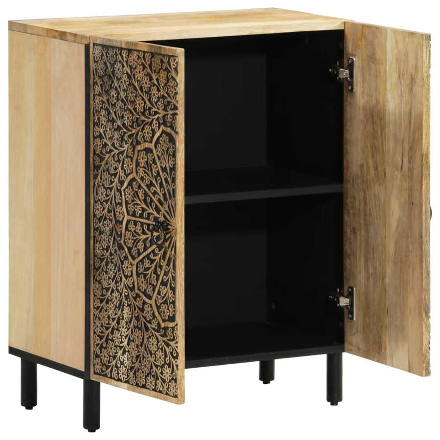 Bijzetkasten 3 St 60X33X75 Cm Massief Mangohout