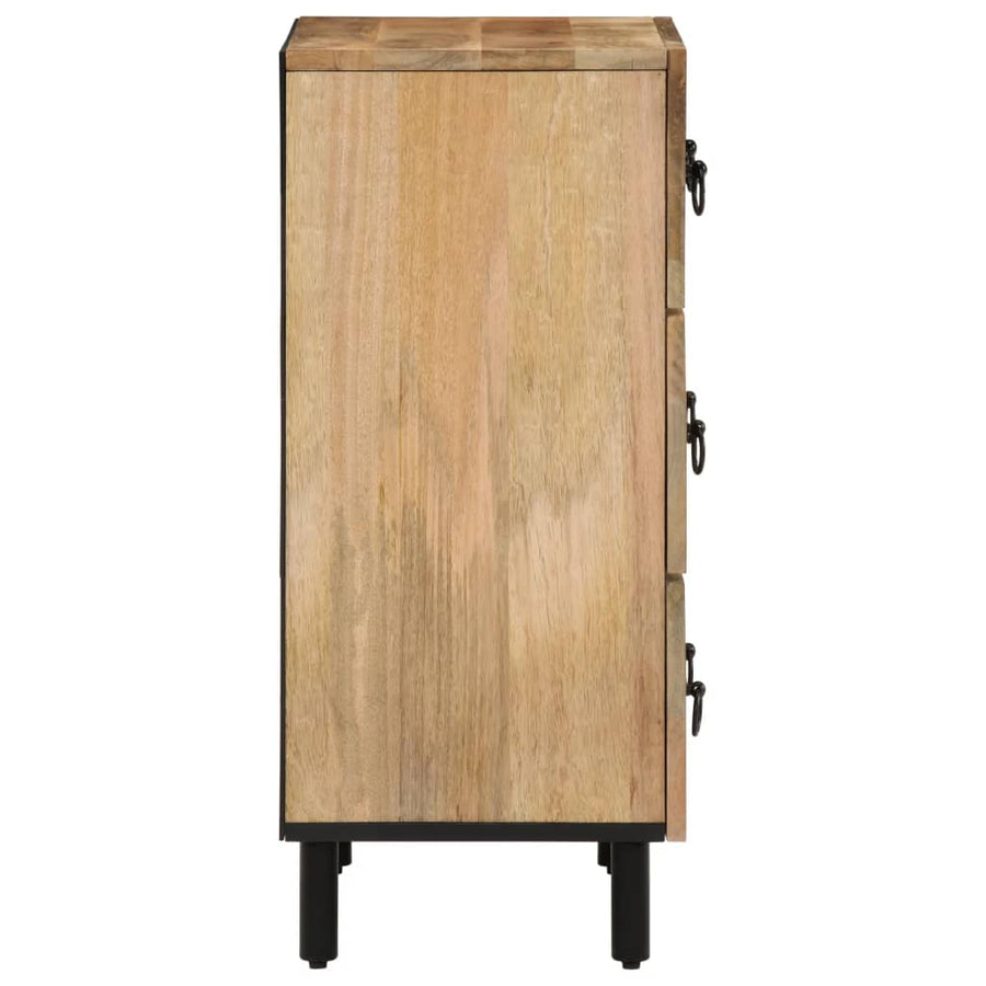 Bijzetkasten 3 St 60X33X75 Cm Massief Mangohout