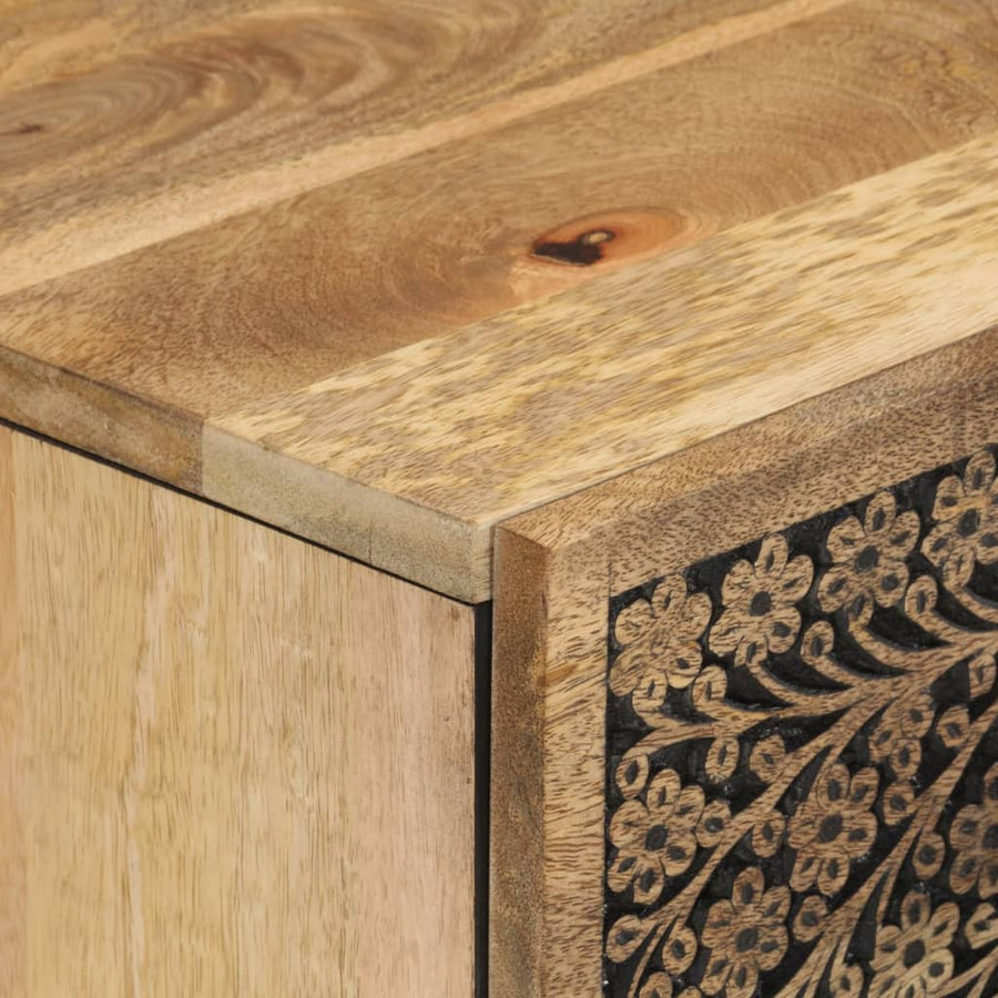 Bijzetkasten 3 St 60X33X75 Cm Massief Mangohout