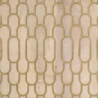 Bijzetkasten 60X33X75 Cm Massief Mangohout
