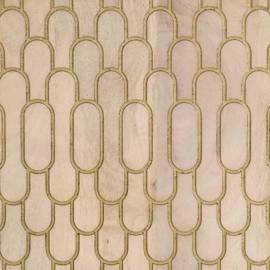 Bijzetkasten 60X33X75 Cm Massief Mangohout