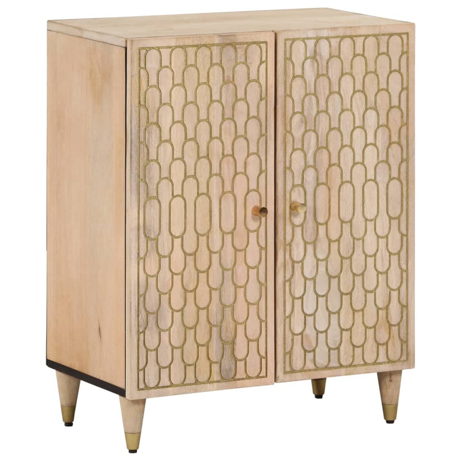 Bijzetkasten 60X33X75 Cm Massief Mangohout