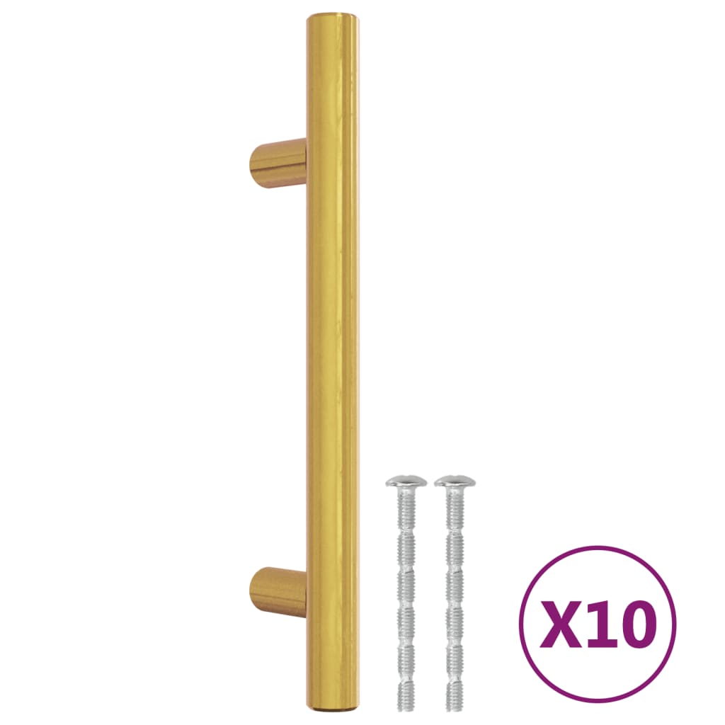 Handvatten Roestvrij Staal Kleurig 10 96 mm Goud
