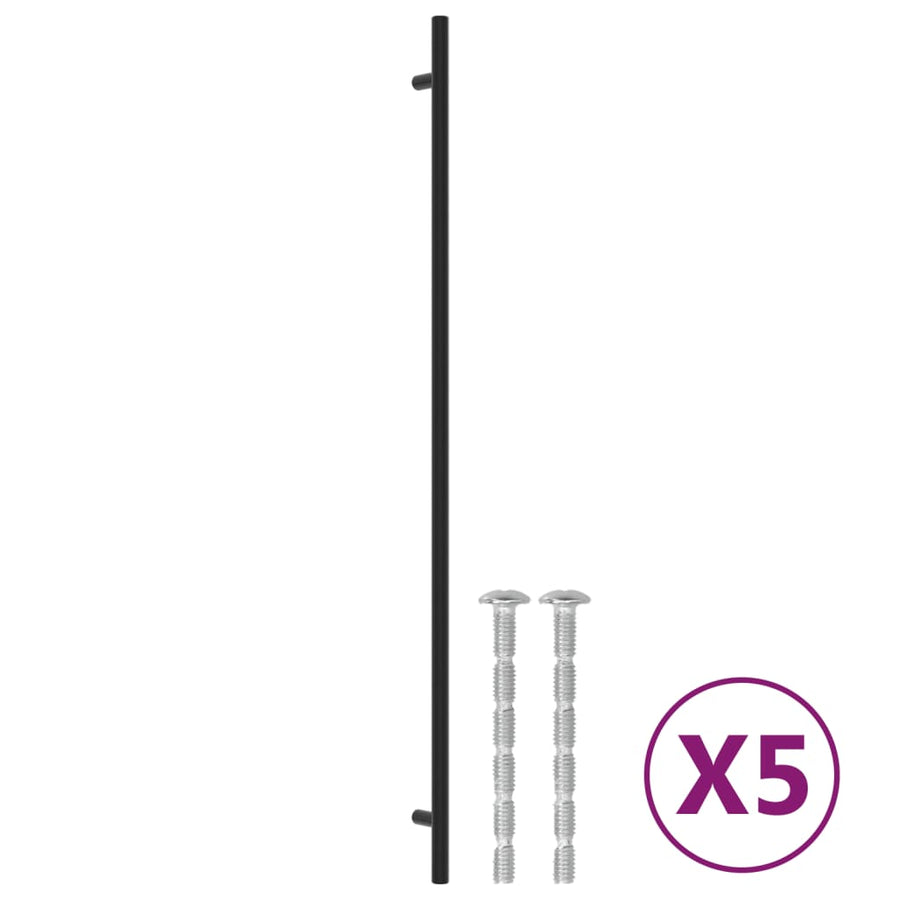 Handvatten Roestvrij Staal 5 480 mm Zwart