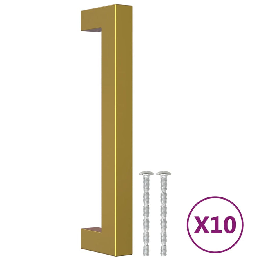 Handvatten Roestvrij Staal Kleurig 10 128 mm Goud