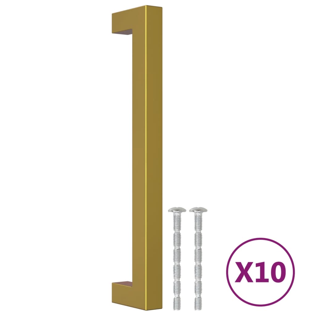 Handvatten Roestvrij Staal Kleurig 10 160 mm Goud