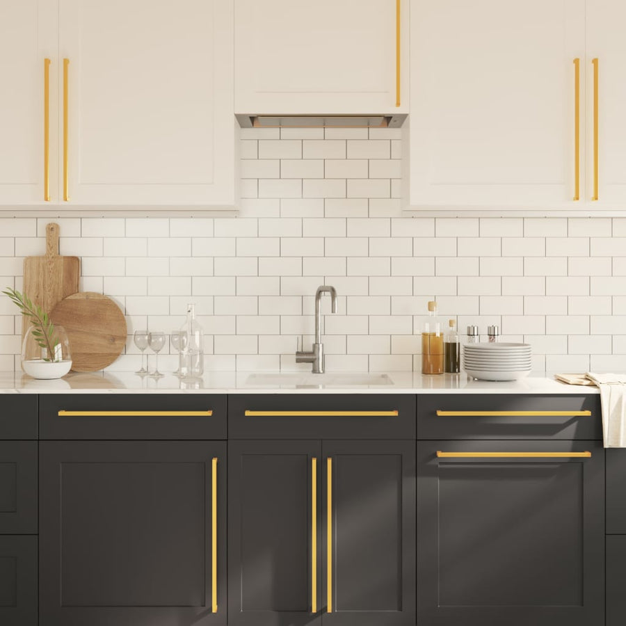 Handvatten Roestvrij Staal Kleurig 5 480 mm Goud