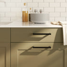 Handles 10 pcs 160 mm stainless steel black