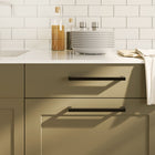Handles 5 pcs 224 mm stainless steel black