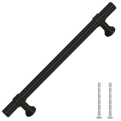 Handvatten 10 St 128 Mm Roestvrij Staal Zwart