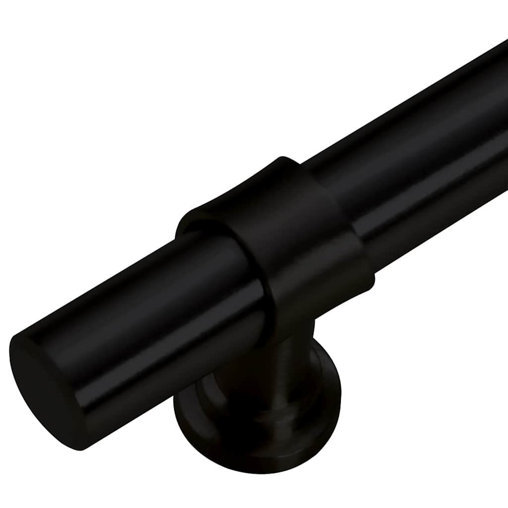 Handvatten 10 St 128 Mm Roestvrij Staal Zwart