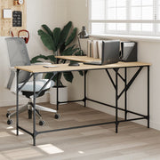 Bureau 149x149x75 cm sonoma eiken bewerkt hout