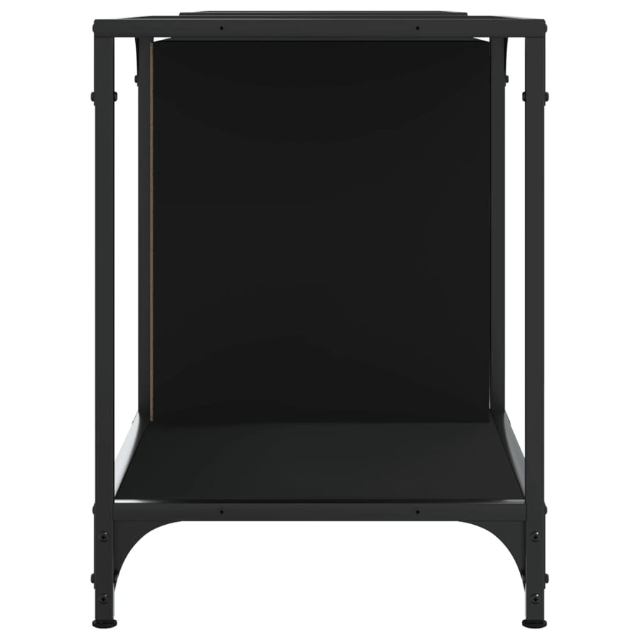 Tv-Meubel Bewerkt Hout 153 x 37 x 50 cm Zwart