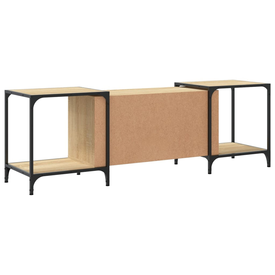Tv-Meubel Bewerkt Hout Kleurig 153 x 37 x 50 cm Sonoma eiken