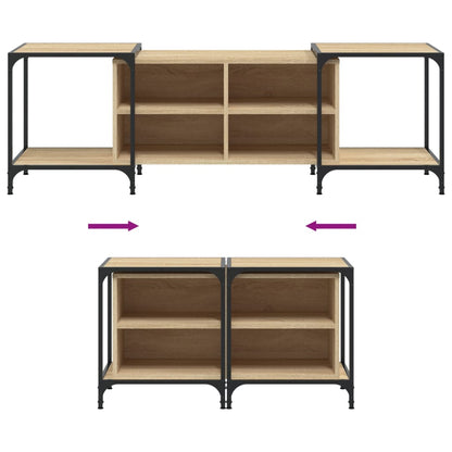 Tv-Meubel Bewerkt Hout Kleurig 153 x 37 x 50 cm Sonoma eiken