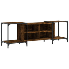 Tv-Meubel Bewerkt Hout Kleurig 153 x 37 x 50 cm Gerookt eiken