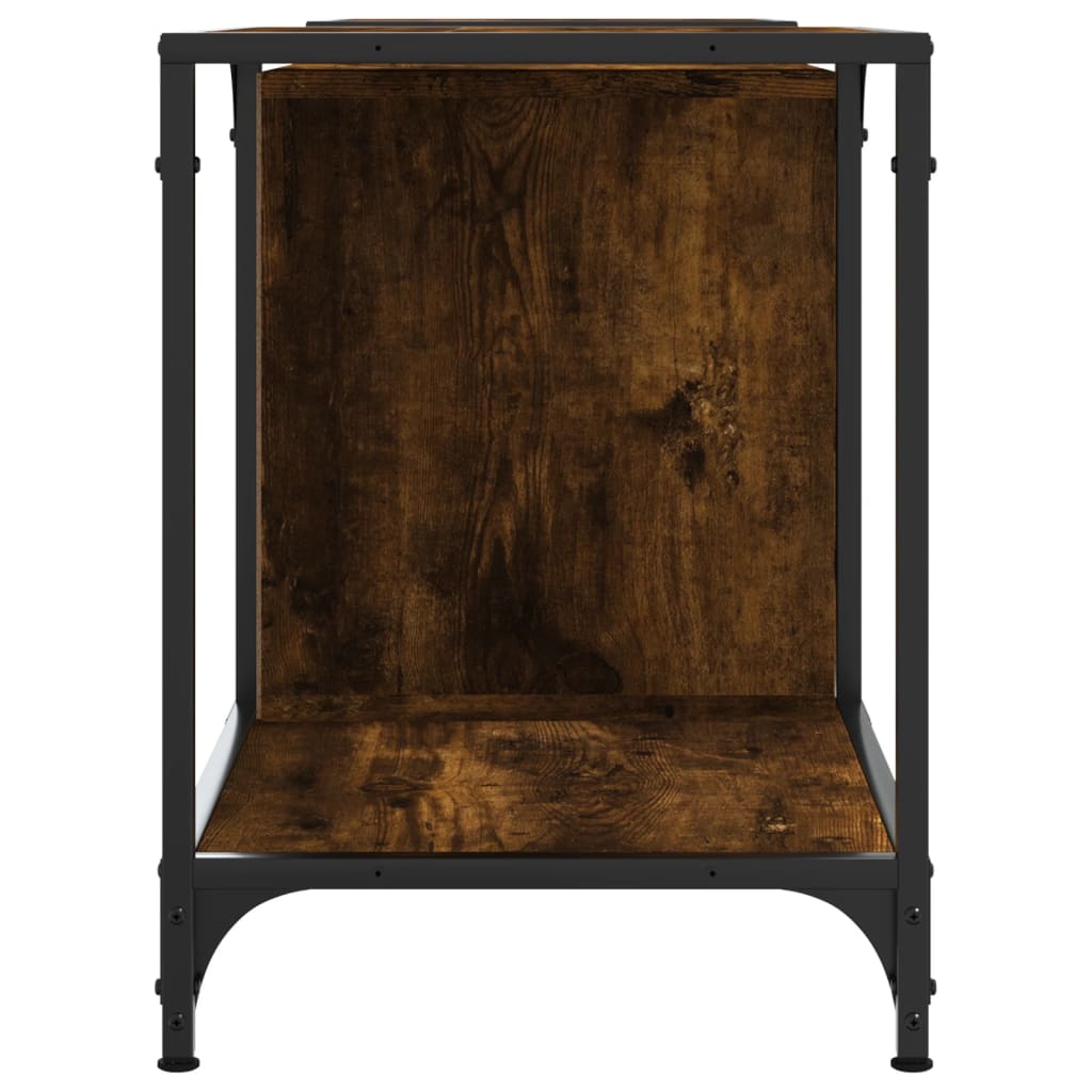 Tv-Meubel Bewerkt Hout Kleurig 153 x 37 x 50 cm Gerookt eiken