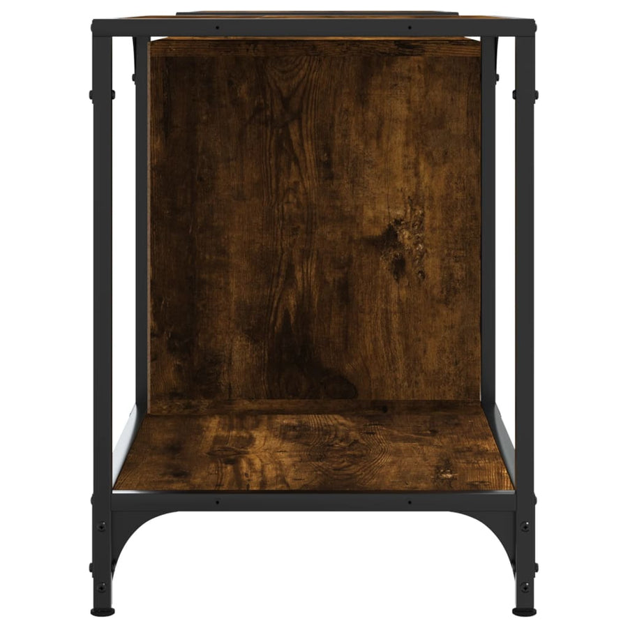 Tv-Meubel Bewerkt Hout Kleurig 153 x 37 x 50 cm Gerookt eiken
