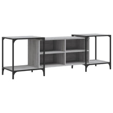 Tv-Meubel Bewerkt Hout Eikenkleurig 153 x 37 x 50 cm Grijs sonoma