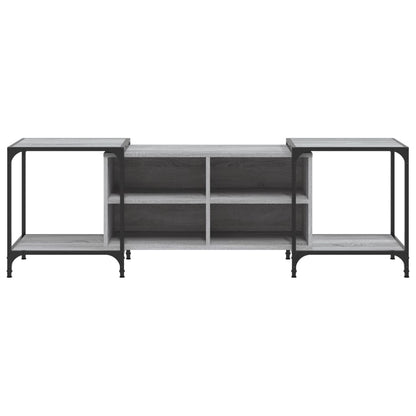 Tv-Meubel Bewerkt Hout Eikenkleurig 153 x 37 x 50 cm Grijs sonoma