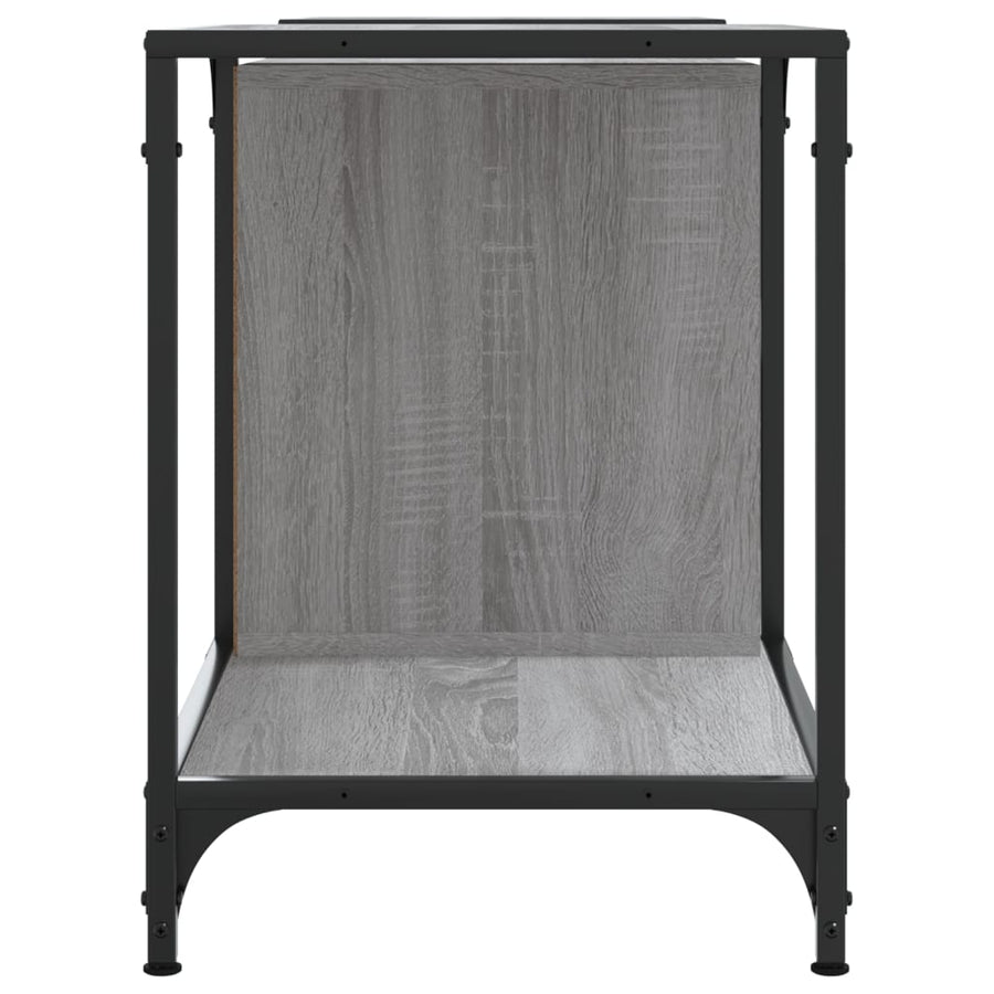 Tv-Meubel Bewerkt Hout Eikenkleurig 153 x 37 x 50 cm Grijs sonoma