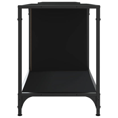 Tv-Meubel Bewerkt Hout 203 x 37 x 50 cm Zwart