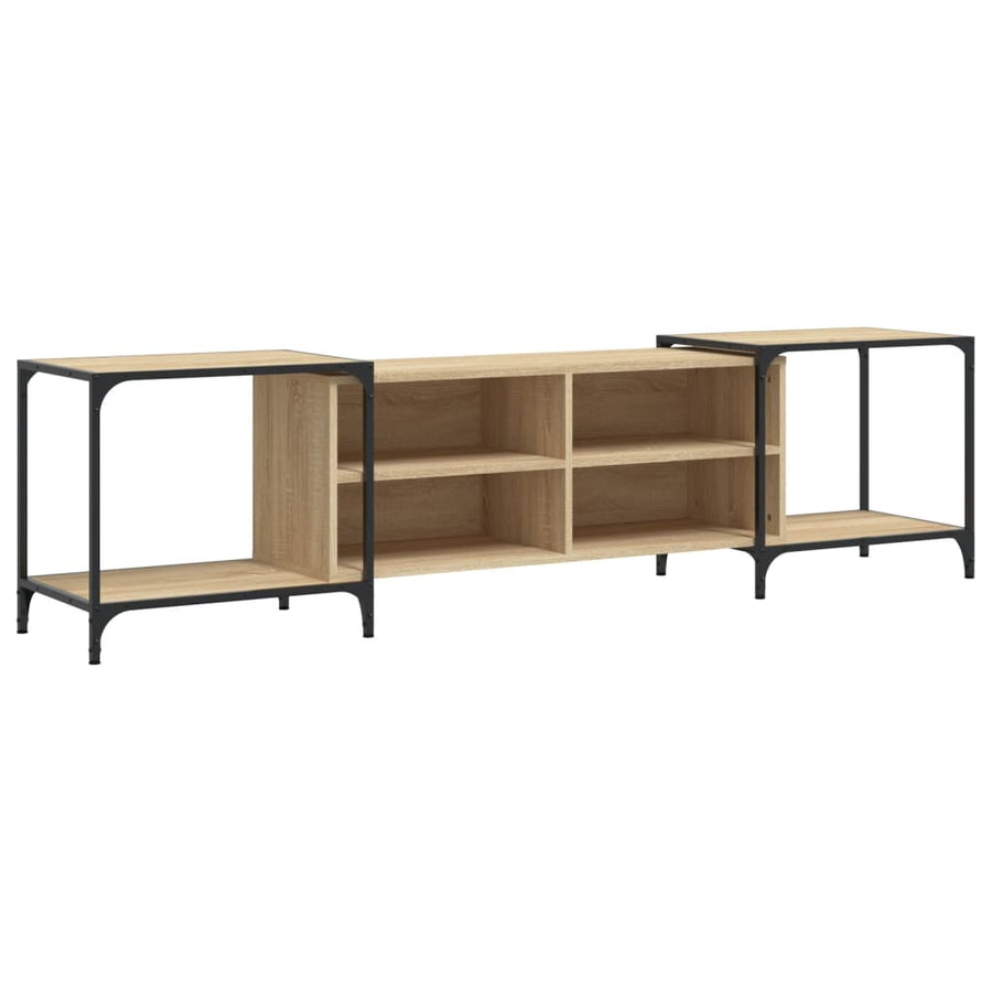 Tv-Meubel Bewerkt Hout Kleurig 203 x 37 x 50 cm Sonoma eiken