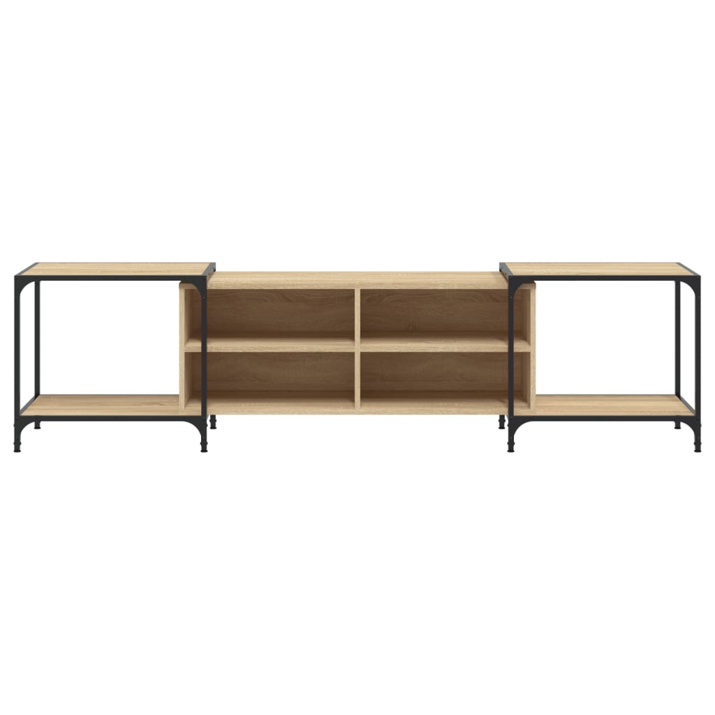 Tv-Meubel Bewerkt Hout Kleurig 203 x 37 x 50 cm Sonoma eiken