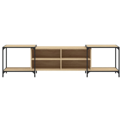 Tv-Meubel Bewerkt Hout Kleurig 203 x 37 x 50 cm Sonoma eiken