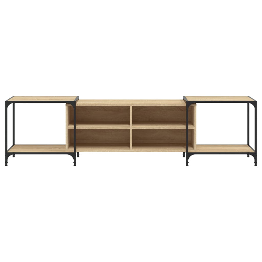 Tv-Meubel Bewerkt Hout Kleurig 203 x 37 x 50 cm Sonoma eiken