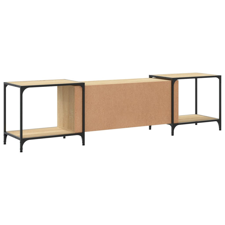 Tv-Meubel Bewerkt Hout Kleurig 203 x 37 x 50 cm Sonoma eiken