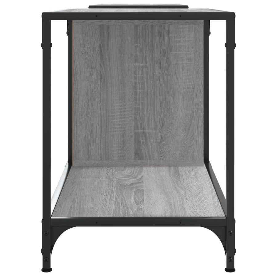 Tv-Meubel Bewerkt Hout Eikenkleurig 203 x 37 x 50 cm Grijs sonoma