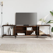 Tv-Meubel Bewerkt Hout Bruineikenkleurig 203 x 37 x 50 cm bruin eikenkleur